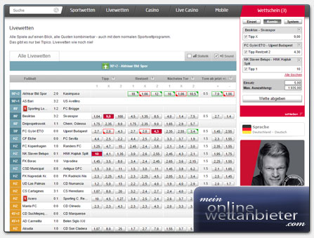 Live-Wettanbieter